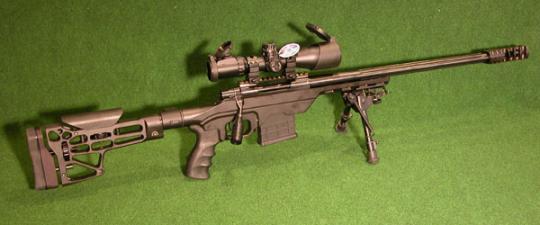 Accuracy HOWA 1500 Kal. .223 Rem Sniper Custom-Made LSS Skeleton Klappschaft 4-K Bremse ZF UTG-Swat 